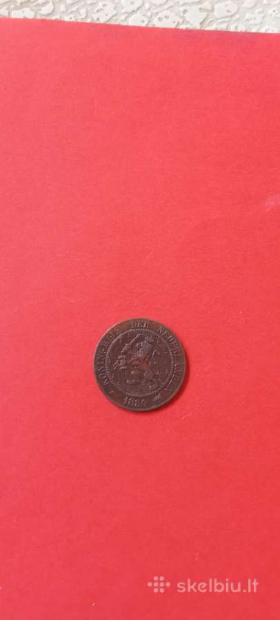 Nyderlandai 2ir1/2 cento 1880