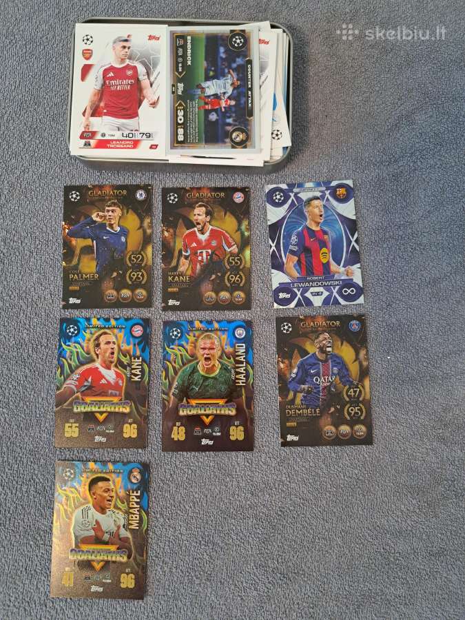 Match Attax kortos (133vnt)