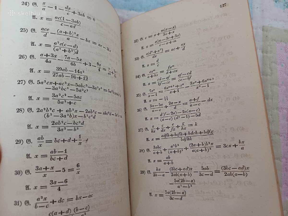 Parduodu knyga,algebra,1832m - nuotraukos Nr. 3
