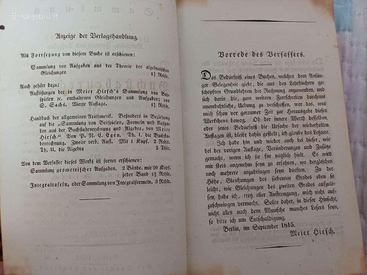 Parduodu knyga,algebra,1832m - nuotraukos Nr. 15