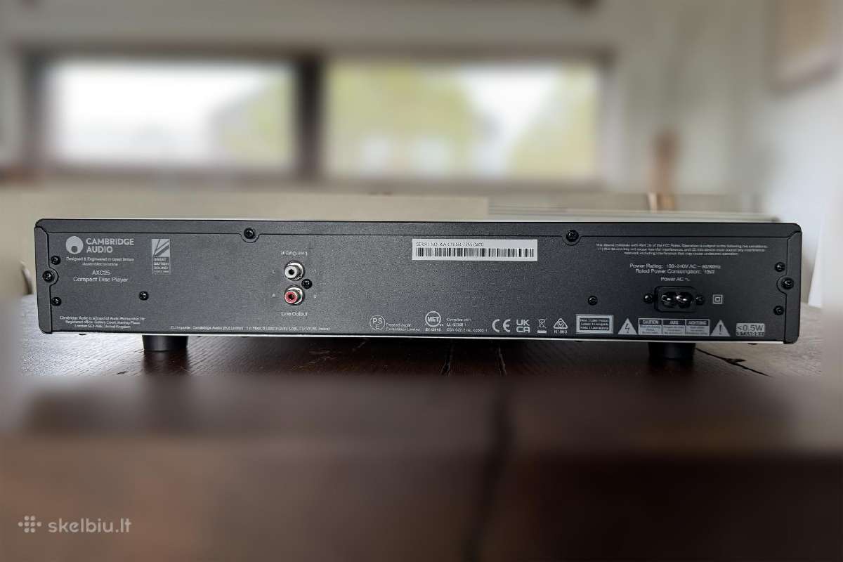 CD grotuvas Cambridge Audio Axc25 - nuotraukos Nr. 2