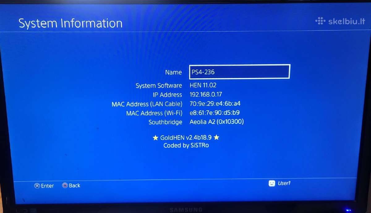 Ps4 1tb Phat console Jailbreak'ed Vue - nuotraukos Nr. 4
