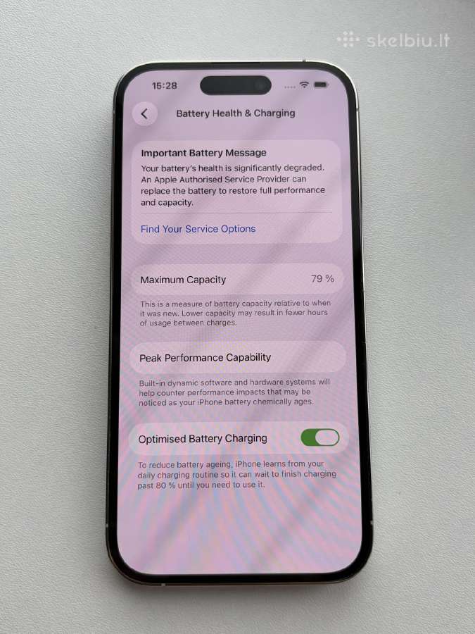 Parduodu iPhone 14 Pro, 256 GB, Silver - nuotraukos Nr. 7