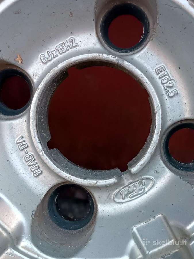 Ratlankiai R15 Ford su vasarinėmis padangomis - nuotraukos Nr. 3