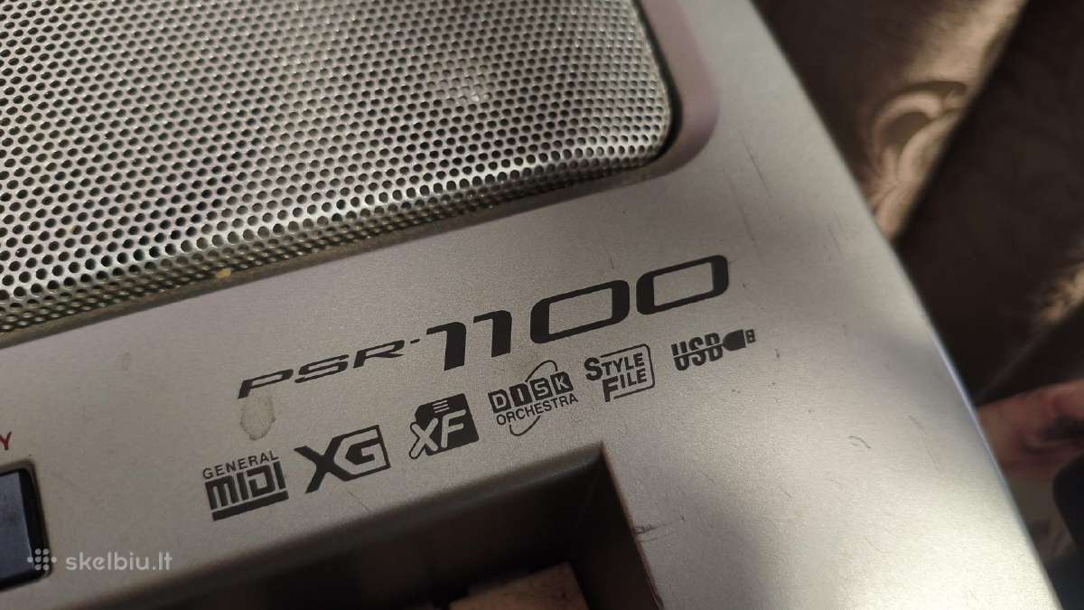 Sintezatorius Yamaha Psr-1100 - nuotraukos Nr. 2