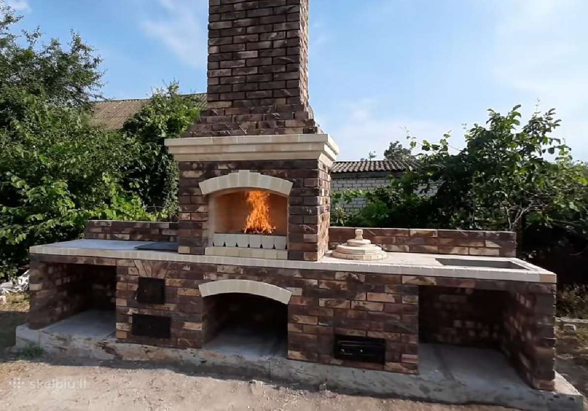 Židiniai, koklinės krosnys ir barbekiu kompleksai. - nuotraukos Nr. 5