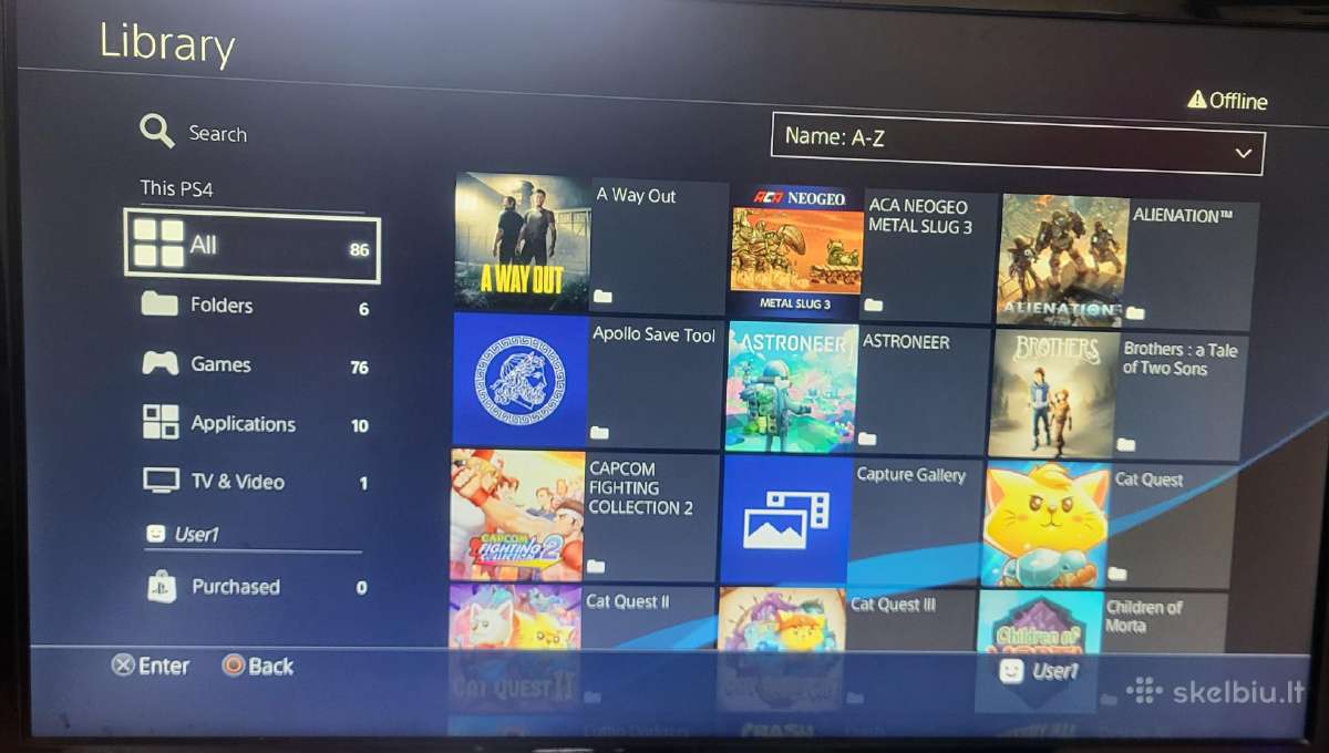 Ps4 1tb Slim console Jailbreak'ed Vue - nuotraukos Nr. 2