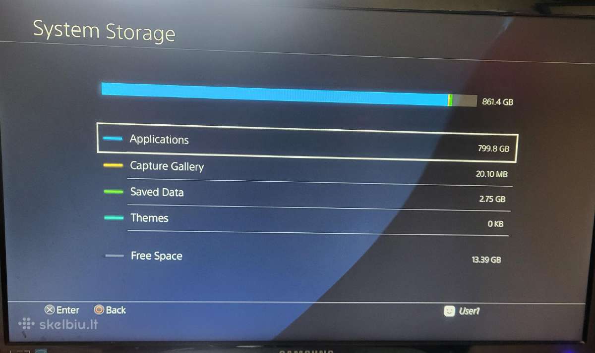 Ps4 1tb Slim console Jailbreak'ed Vue - nuotraukos Nr. 3
