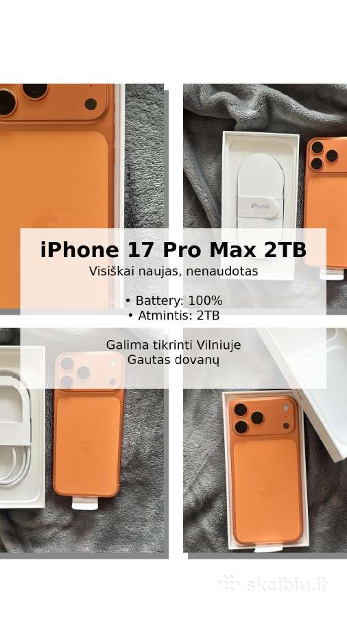 iPhone 17 pro max 2tb talpos