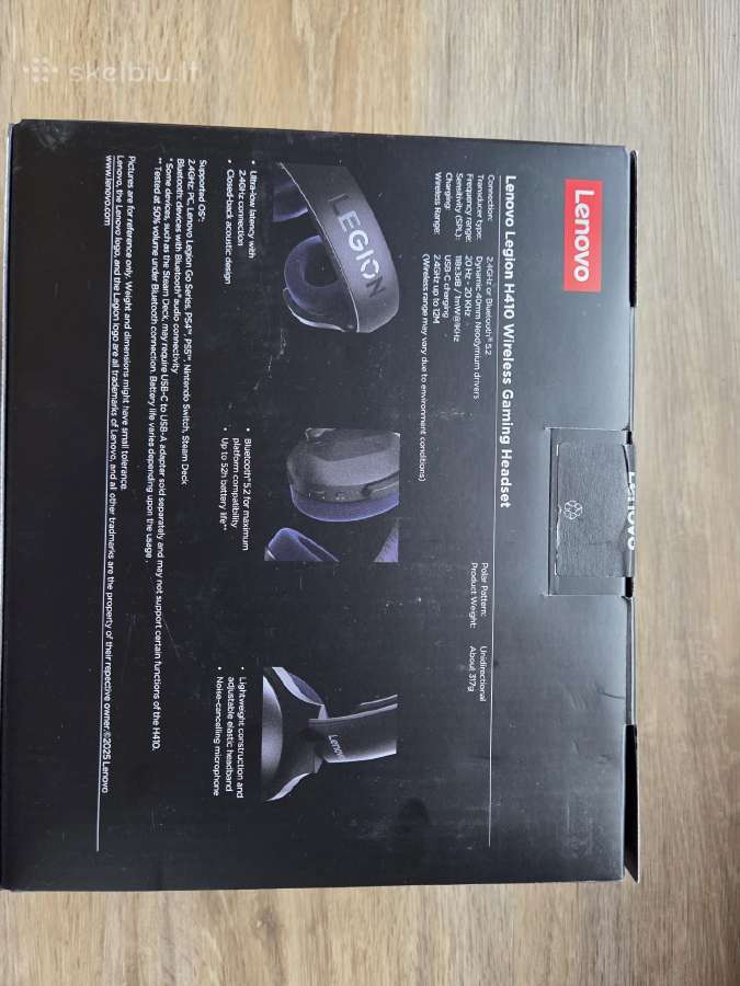 Lenovo Legion H410 Gxd1r34013 ausinės - nuotraukos Nr. 3