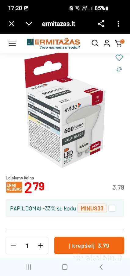 Šviestuvai,lempos ,įmontuojami šviestuvai - nuotraukos Nr. 12