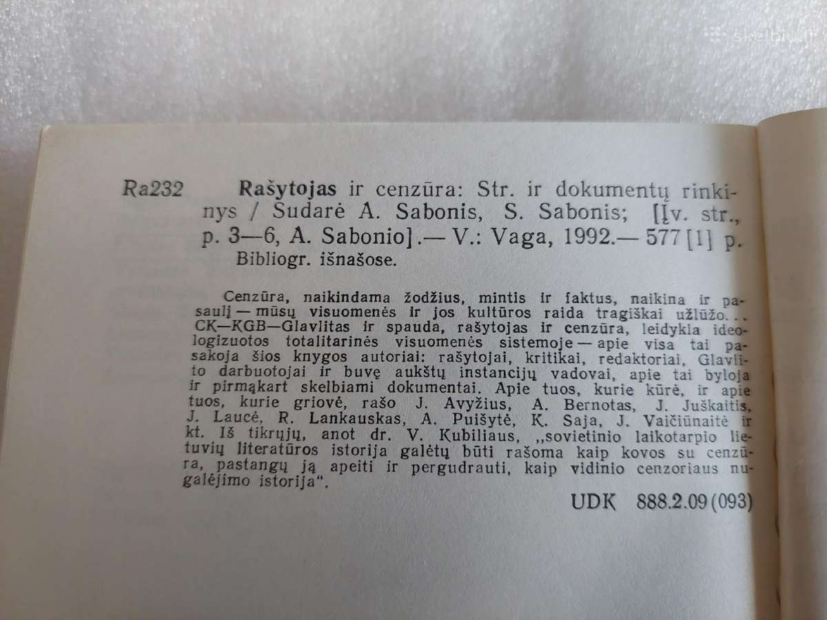 Rašytojas ir cenzūra - nuotraukos Nr. 5