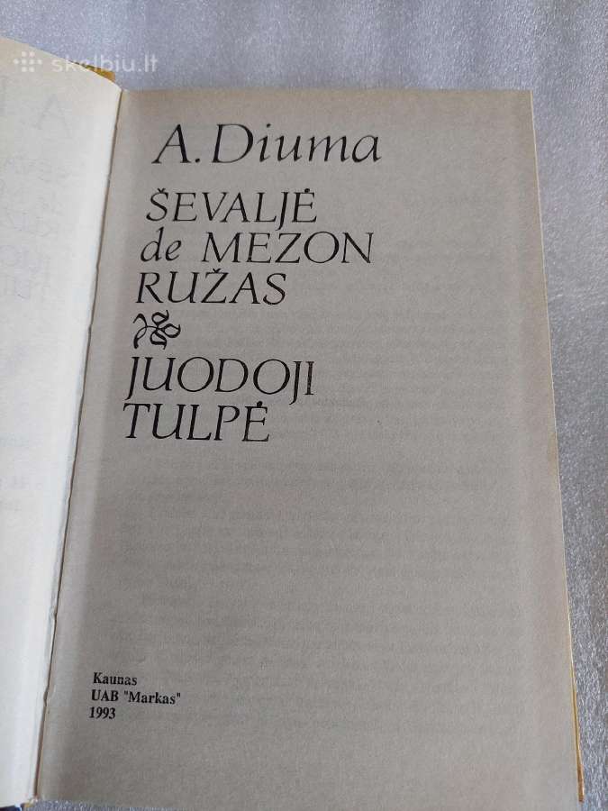 Ševaljė de Mezon Ružas * Juodoji tulpė - nuotraukos Nr. 2