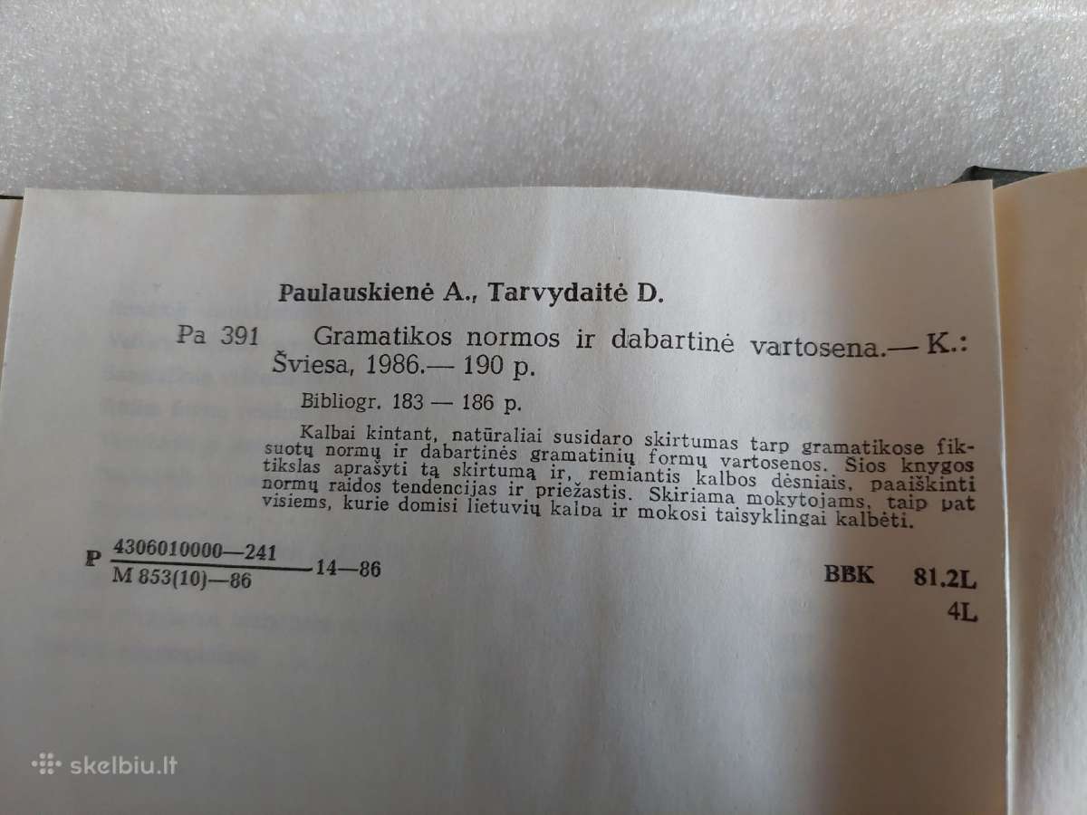 Gramatikos normos ir dabartinė vartosena - nuotraukos Nr. 5
