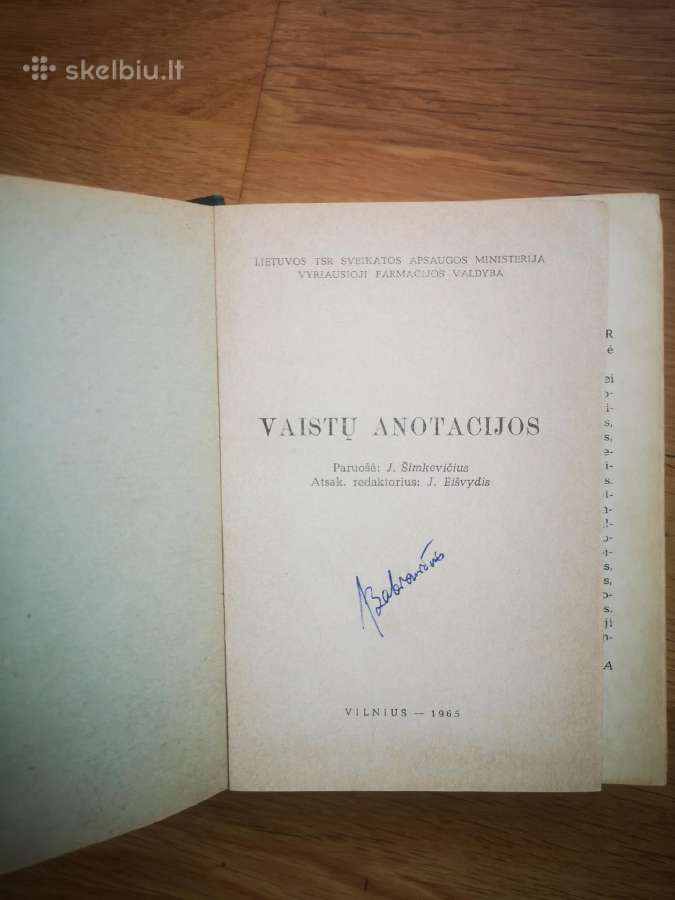 Vaistų anotacijos - nuotraukos Nr. 2