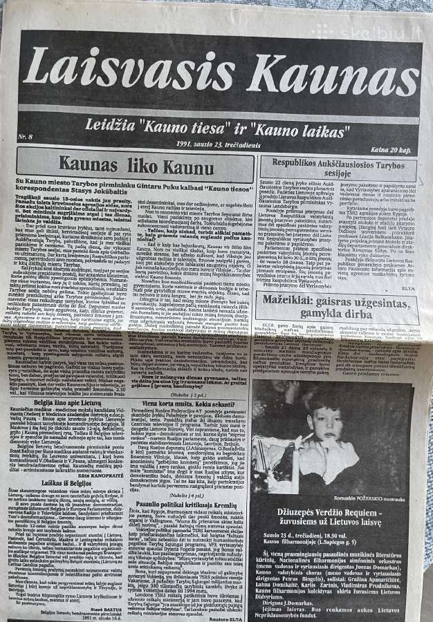 Sausio 13-osios laikotarpio laikraščiai - nuotraukos Nr. 16