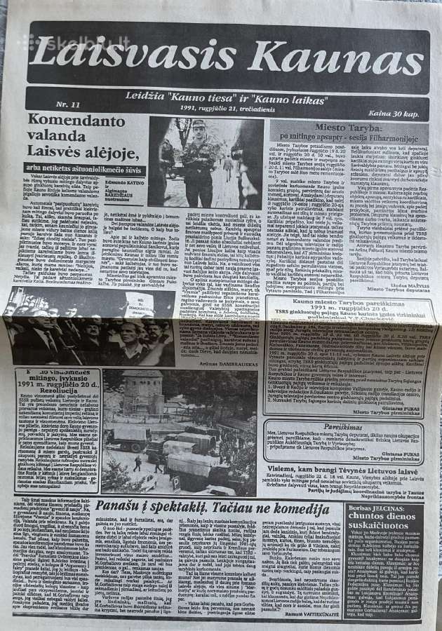 Sausio 13-osios laikotarpio laikraščiai - nuotraukos Nr. 21