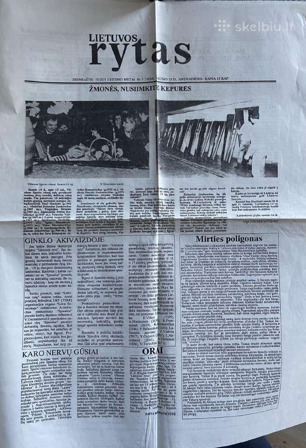 Sausio 13-osios laikotarpio laikraščiai - nuotraukos Nr. 29
