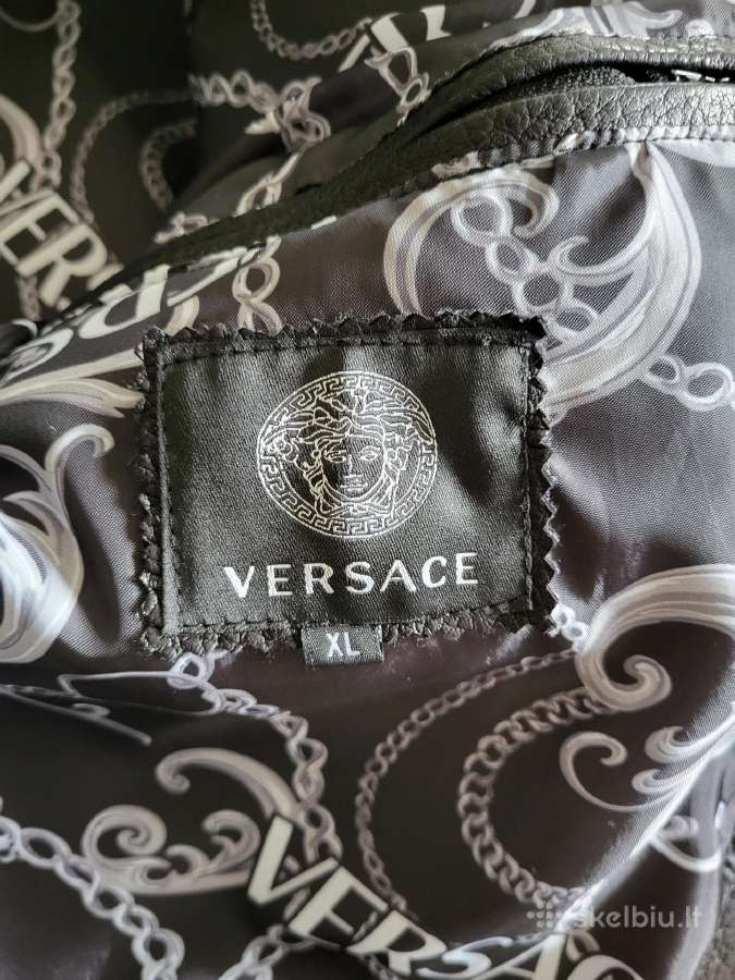 Versace odinė striukė - nuotraukos Nr. 2