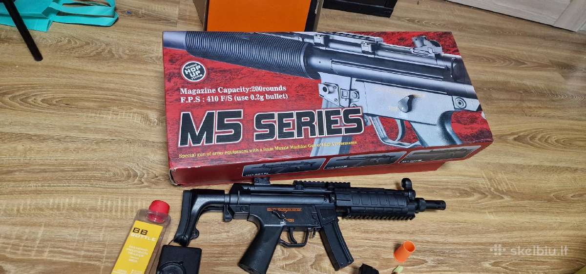 Airsoft elektrinis automatas Jg Works Mp5