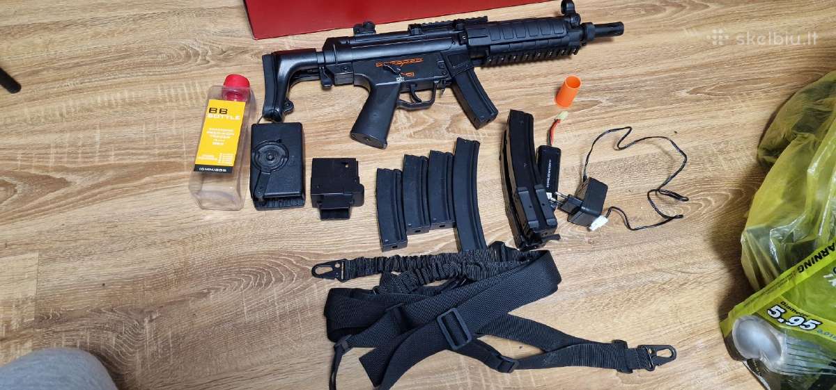 Airsoft elektrinis automatas Jg Works Mp5 - nuotraukos Nr. 2