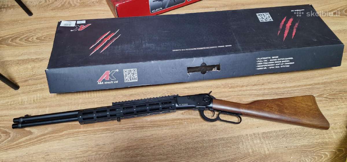 Airsoft A&k 1892r Rifle Replica (Green Gas)