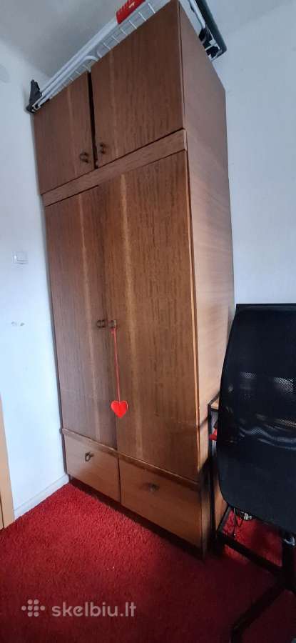 Dviejų durų spinta su antresole