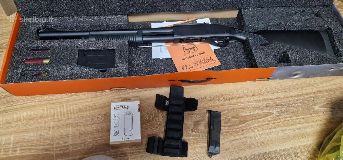 Airsoft ginklas - 8870 Shotgun Replica - Dujinis