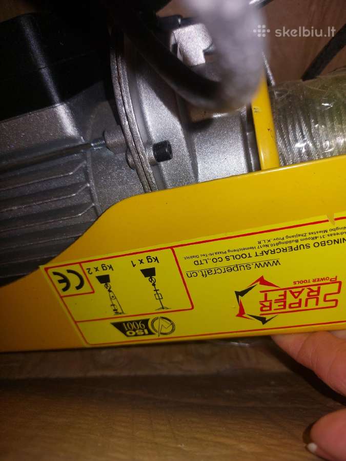 Elektrinis tempimo/kėlimo mechanizmas su pulteliu - nuotraukos Nr. 2
