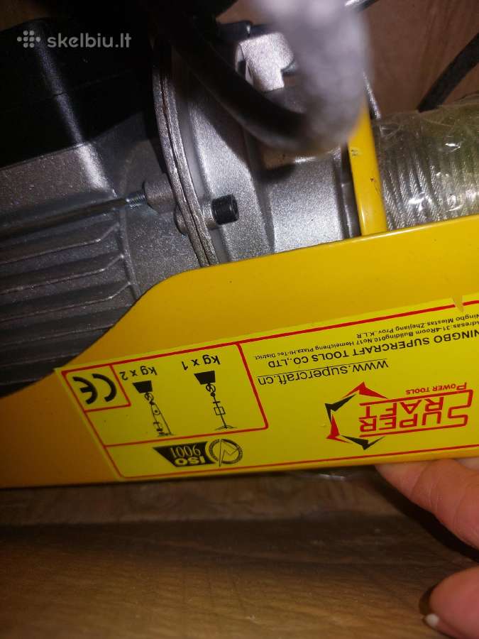 Elektrinis tempimo/kėlimo mechanizmas su pulteliu - nuotraukos Nr. 3