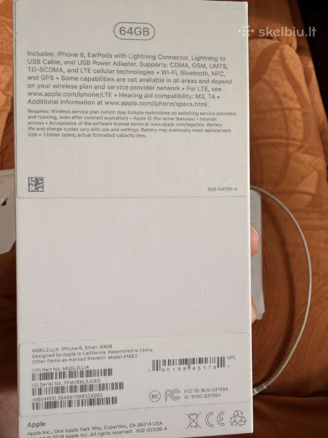 Apple 8, 64gb, - nuotraukos Nr. 5