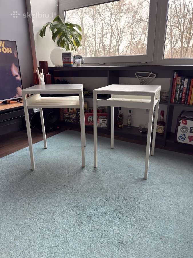 Naktiniai/šoniniai staliukai Ikea Nyboda