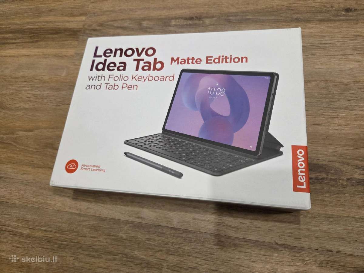 Lenovo Idea Tab Matte Pen Folio 128gb planšetė