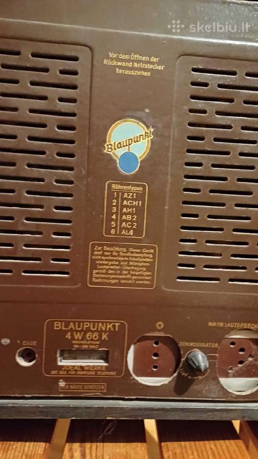 Lempinė radija Blaupunkt 4w66k - nuotraukos Nr. 6