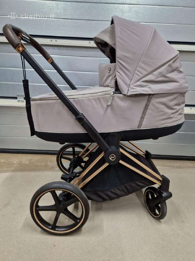 Cybex Priam V4 vežimėlio komplektacija Rose Gold - nuotraukos Nr. 4