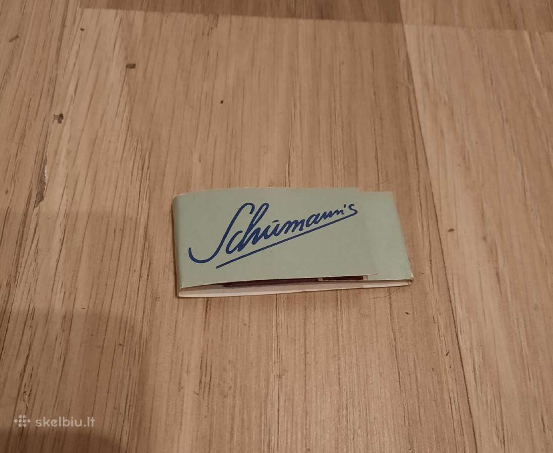 Kolekcinė degtukų knygelė „schumanns“ ,Miunchenas - nuotraukos Nr. 2