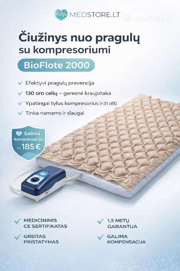 Čiužiniai nuo Pragulų Neįgaliesiems kompensuojami - nuotraukos Nr. 4