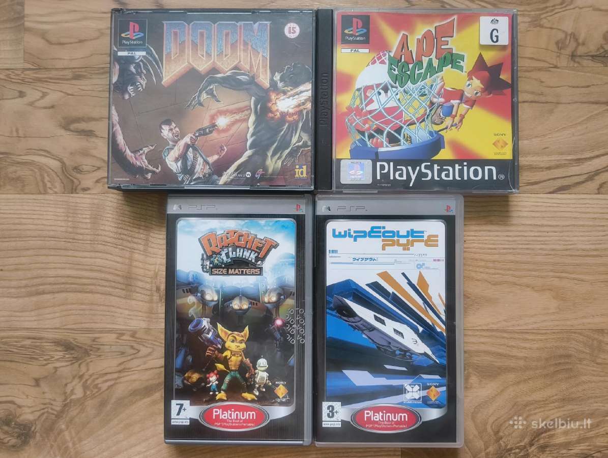 Ps1, Ps2, PSP žaidimai