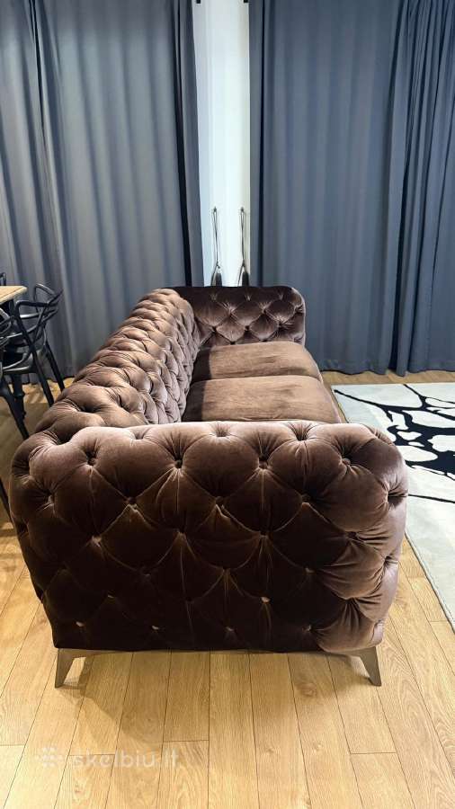 Chesterfield stiliaus sofa - nuotraukos Nr. 2