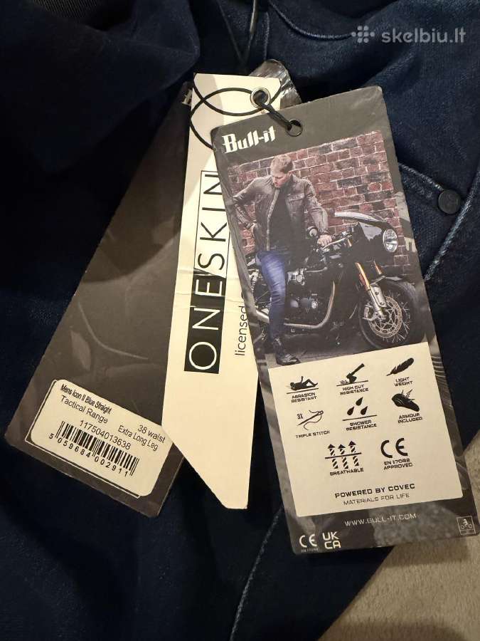Bull-IT Tactical Icon ll Moto džinsai 38 extralong - nuotraukos Nr. 3