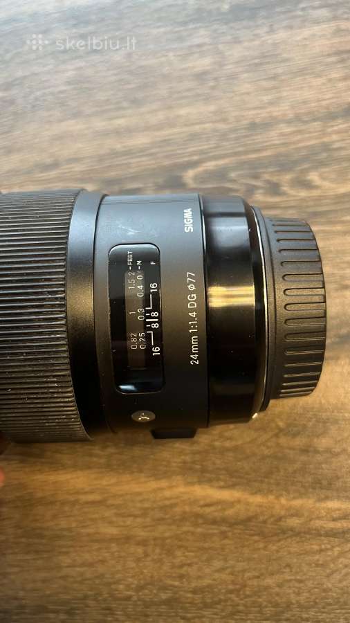 Sigma 24mm 1.4f dg - nuotraukos Nr. 3