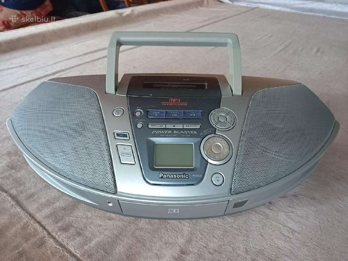 Magnetola Panasonic Rx-es29 (Fm, CD, kasetės)