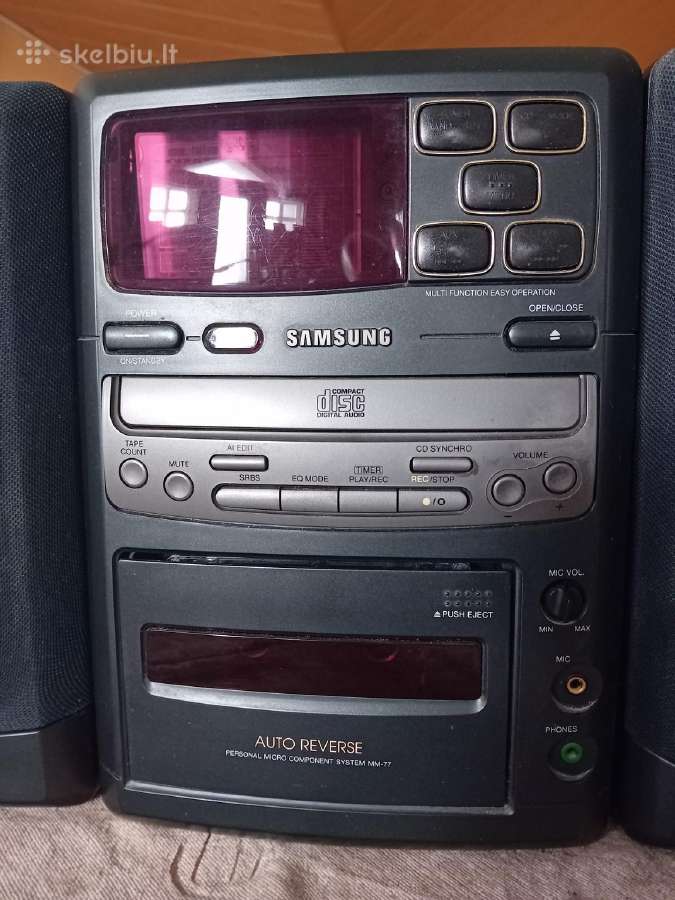 Muzikinis centras Samsung Mm-77 - nuotraukos Nr. 5