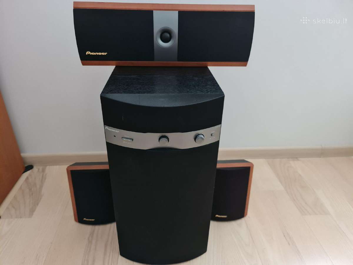 Pioneer S W110s aktyvus + pioneer S-cr59 komplekta