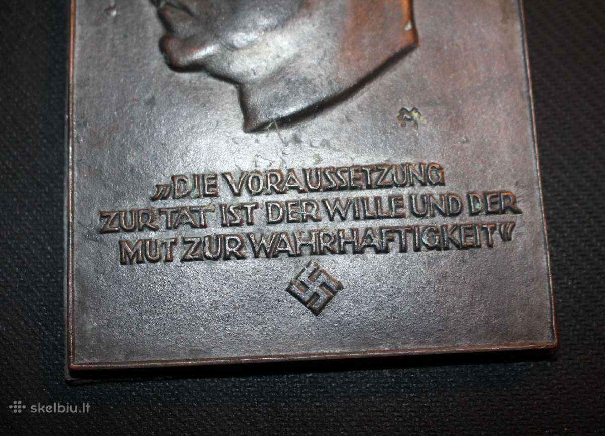 Adolf Hitler plakete - nuotraukos Nr. 3