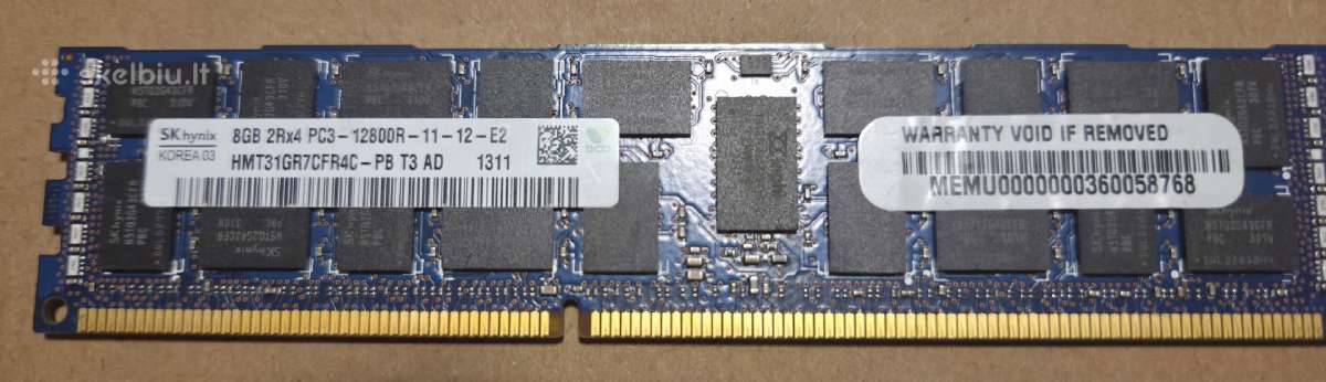 RAM Ecc Rdimm Ddr4 64gb, 32gb, 16gb, 8gb - nuotraukos Nr. 7
