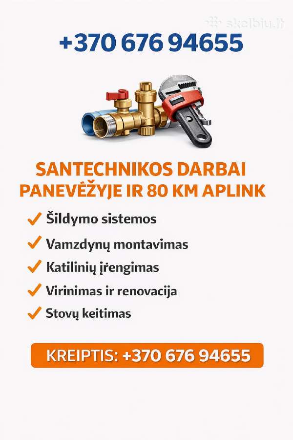 Santechnikas Panevėžyje