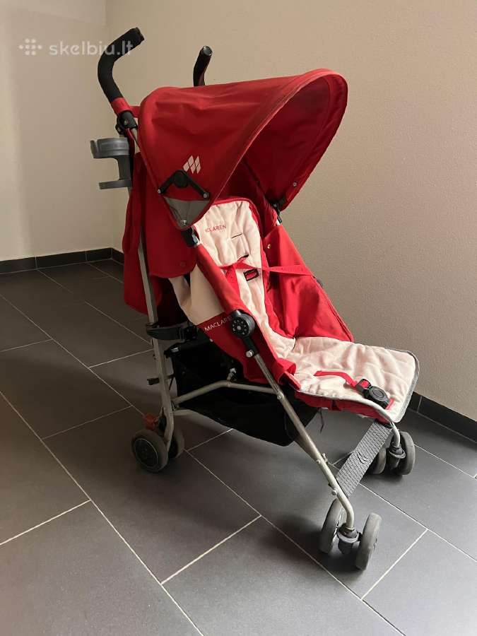 Sportinukas maclaren, vežimėlis