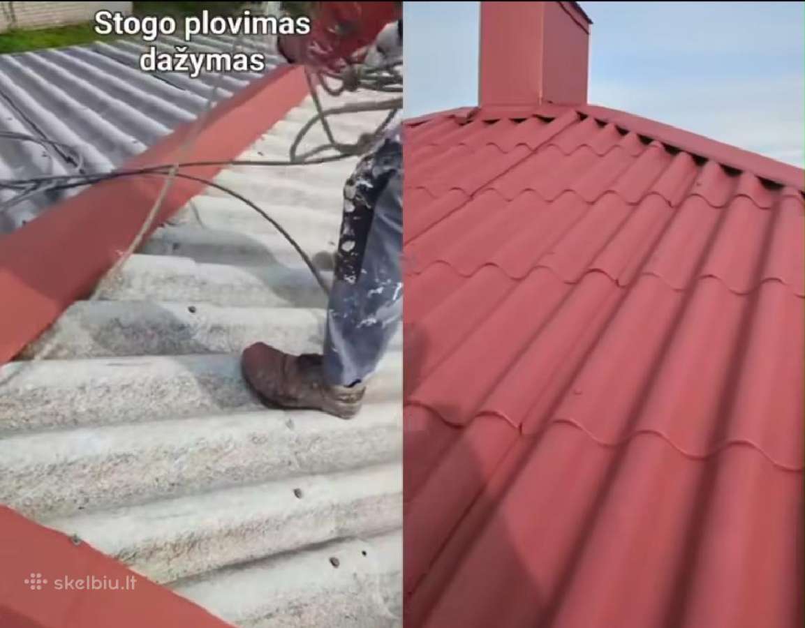 Stogų ir fasadų dažymas Kaunas Dekoratyvinis tin - nuotraukos Nr. 7