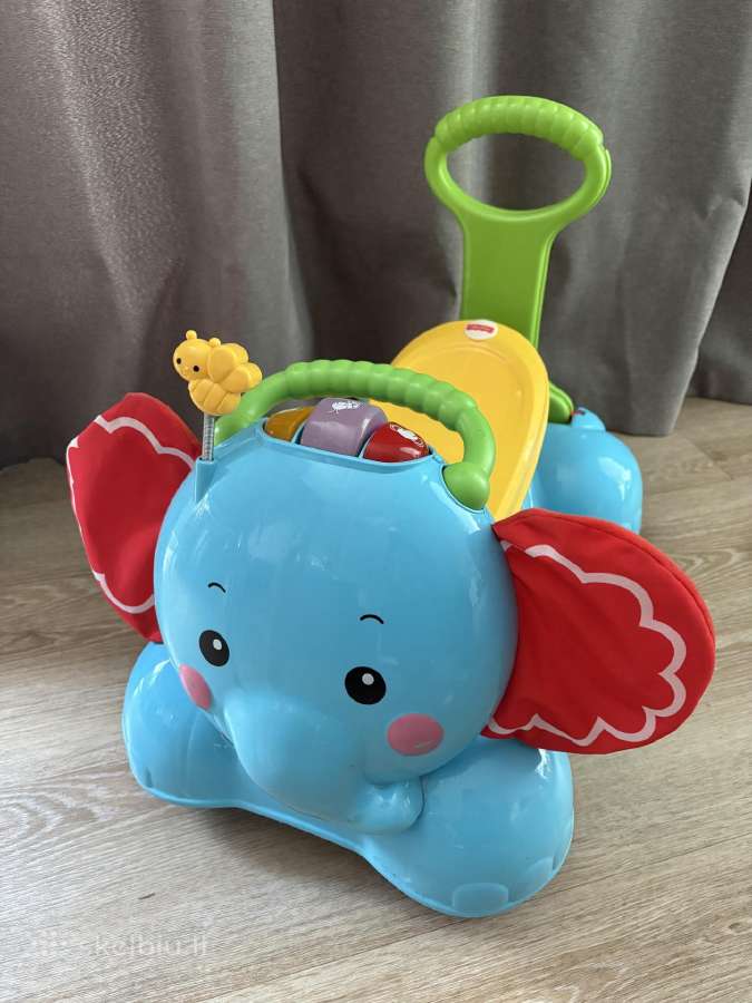Fisher Price drambliukas-mašinėlė